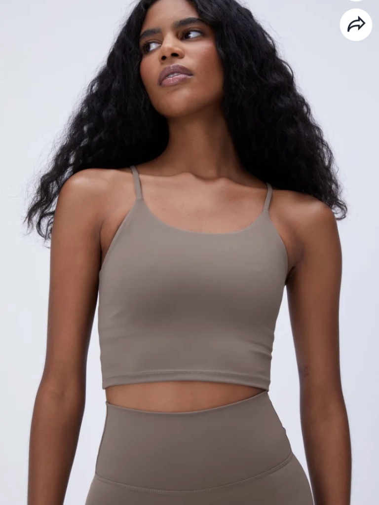 Adanola Ultimate Tank Bra Cocoa Brown